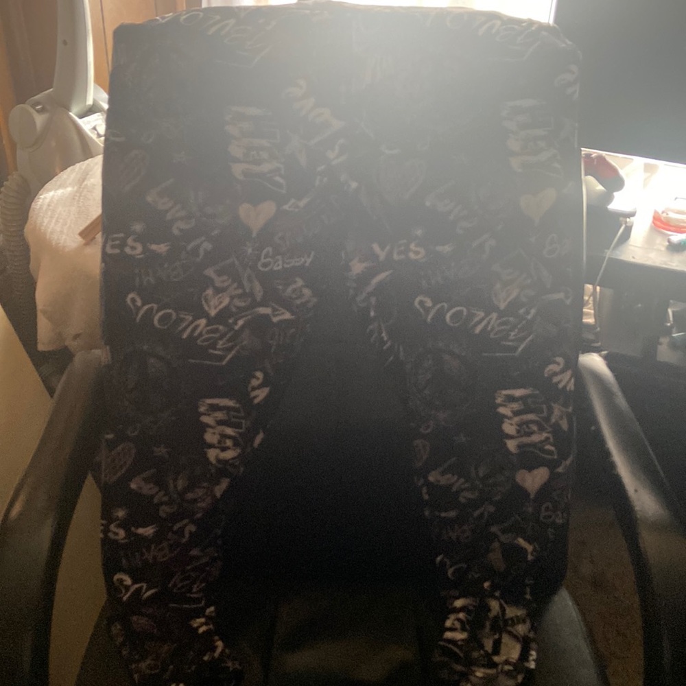 Black leggings 2X